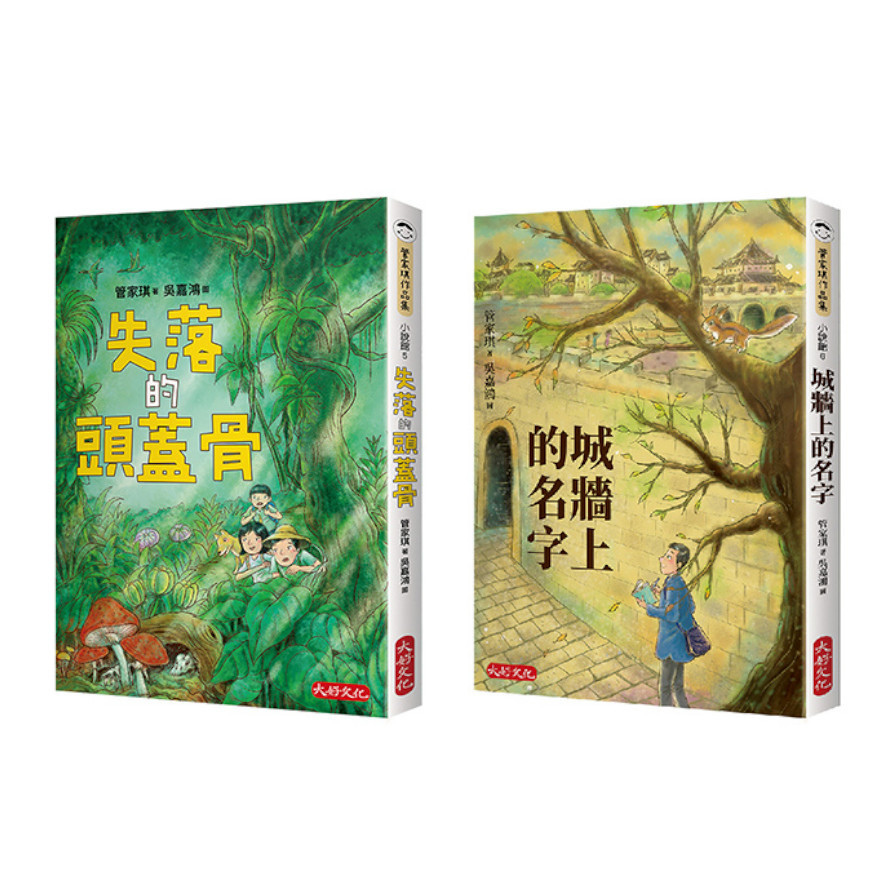 管家琪冒險小說套書第一輯(共兩冊)：失落的頭蓋骨.城牆上的名字 | 拾書所