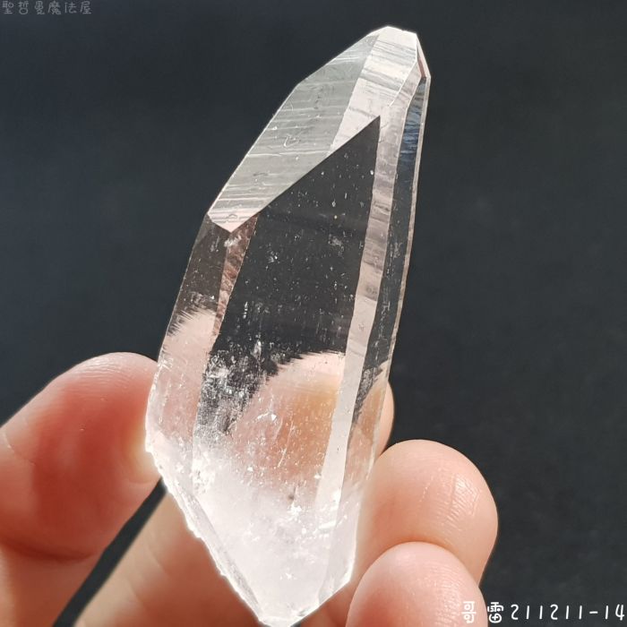 【哥雷】211211-14 清透哥倫比亞列木尼亞水晶激光柱 (雷姆尼亞/Lemurian)   ~雙尖_4