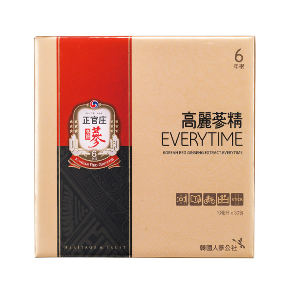 正官庄 高麗蔘精EVERYTIME禮盒 (10ml/30入/禮盒)【杏一】_0