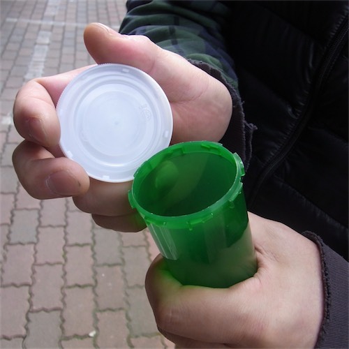 PUSH DOWN & TURN 按壓式旋轉 隨身攜帶 藥盒 / 美式藥罐 / 美式藥瓶 / 藥罐 (大)_5