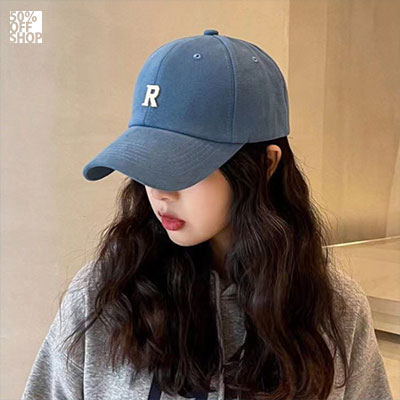 實拍 | 百搭大寫R貼標老帽_0