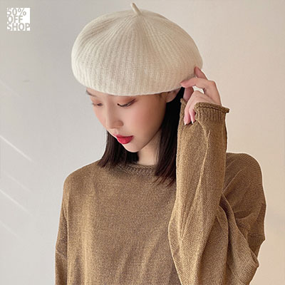 可愛畫家文藝貝蕾帽_0