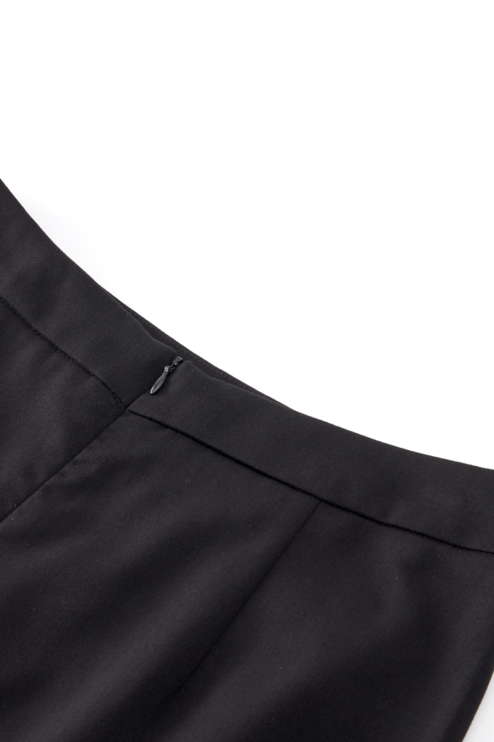 SST&C Women'S Wool Blend Black Pleated Skirt | 7462112005  (Outlet)_8