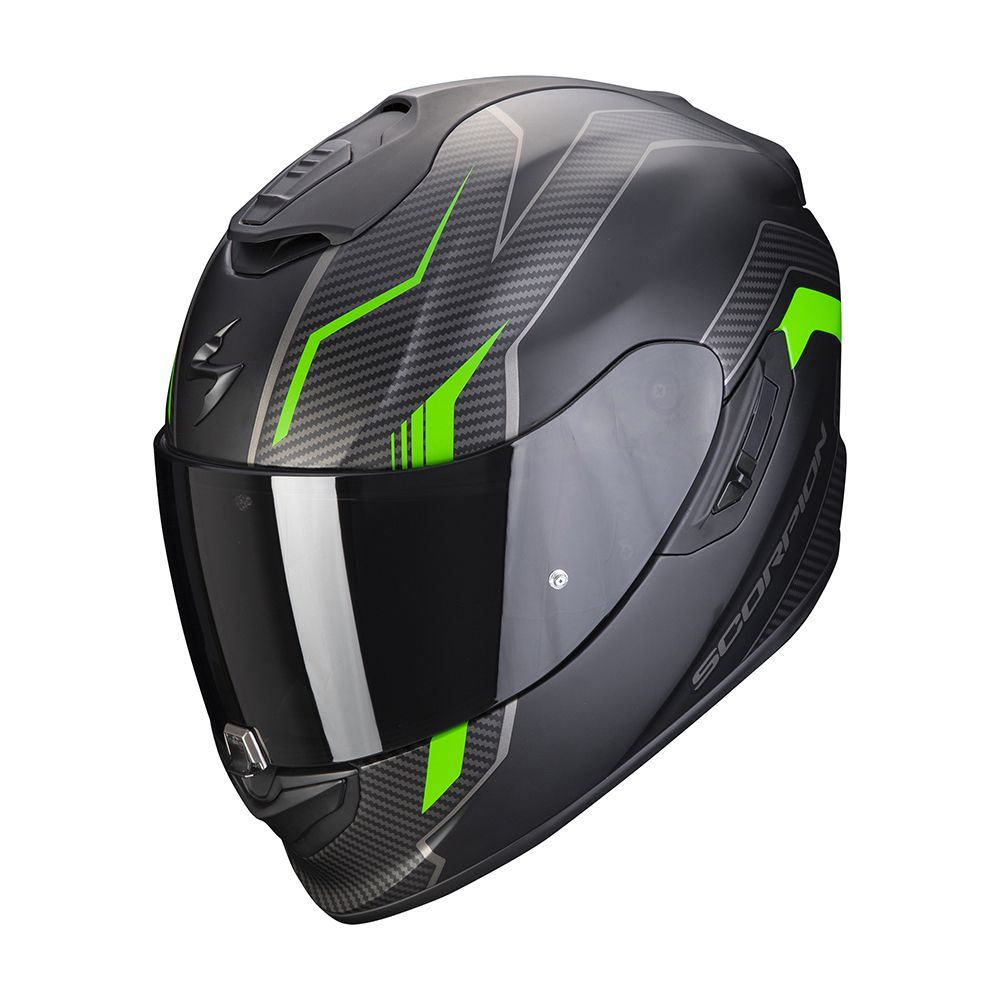 【正版代理貨預購】SCORPION EXO-1400 AIR FORTUNA MATT BLACKGREEN 消光黑綠 全罩 【預計2022/04月左右到貨/預購商品非限貨/急用者下單前請先確認到貨時間】_0