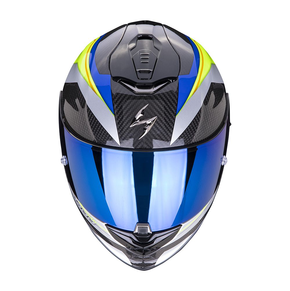 【正版代理貨預購】SCORPION EXO-1400 CARBON AIR LEGIONE BLUENEON YELLOW 碳纖維 藍黃 全罩  【預計2022/04月左右到貨/預購商品非限貨/急用者下單前請先確認到貨時間】_1