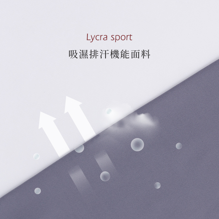 絕版品▸Lycra sport高彈敢動高腰九分運動長褲瑜珈褲-灰藍VCstyle3615120_6
