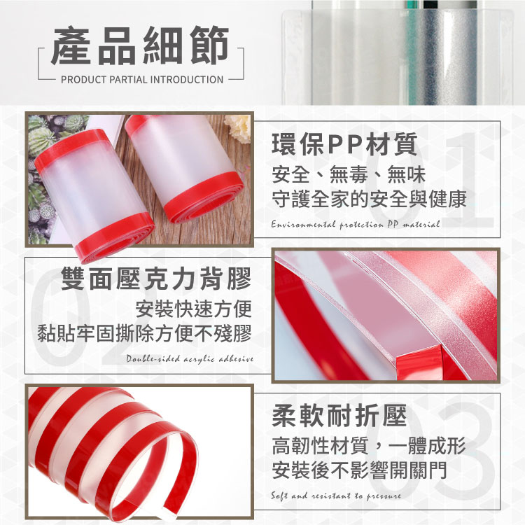 防夾手門縫保護條 多規格 安全環保無異味 防夾條 門縫安全條 兒童防夾手裝置 門縫防護條【ZM0502】《約翰家庭百貨_8