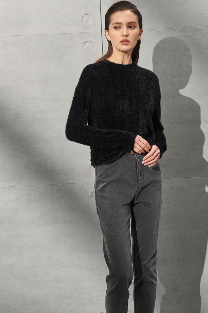 SST&C Women'S Gray Mid Rise Slim Jeans | 8262110001  (Outlet)_3