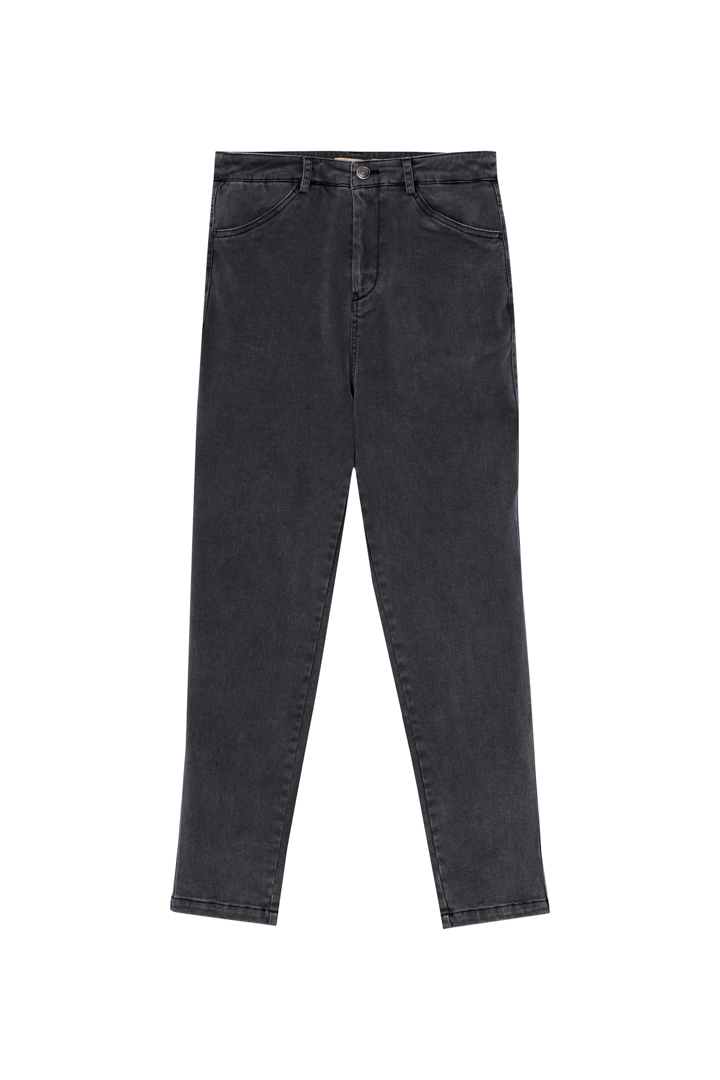 SST&C Women'S Gray Mid Rise Slim Jeans | 8262110001  (Outlet)_7