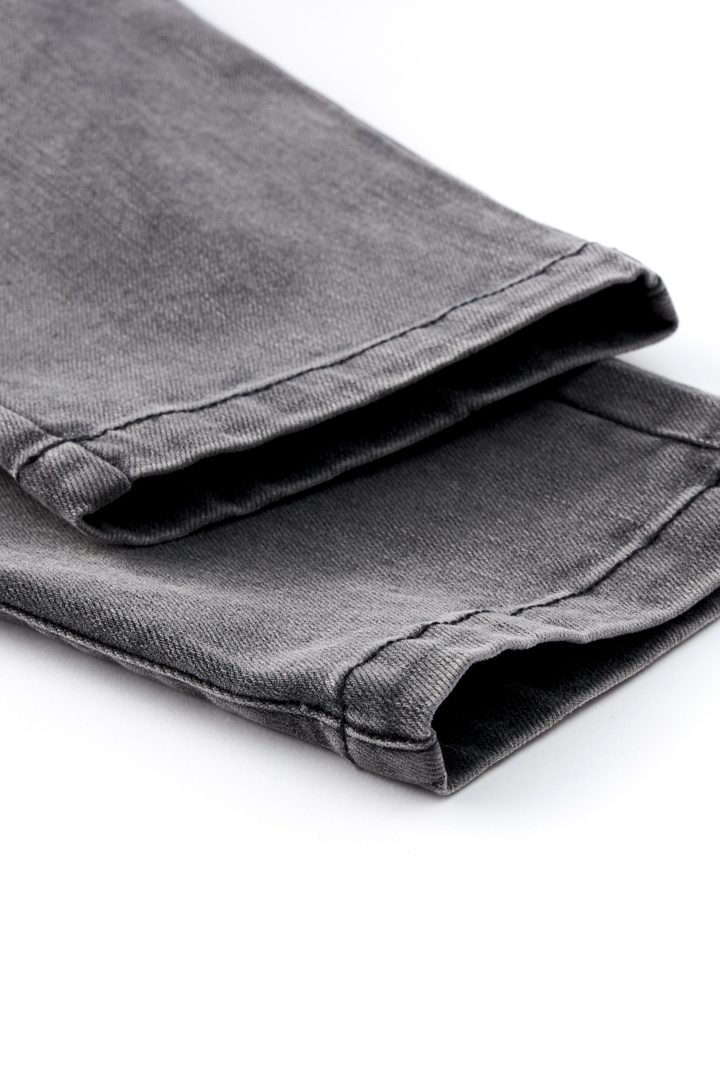 SST&C Women'S Gray Mid Rise Slim Jeans | 8262110001  (Outlet)_9