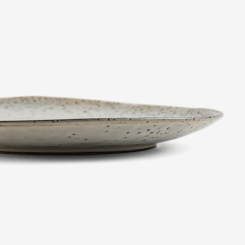 日式 春泥大地 26.5cm 陶瓷圓盤｜泥米灰｜單品_2