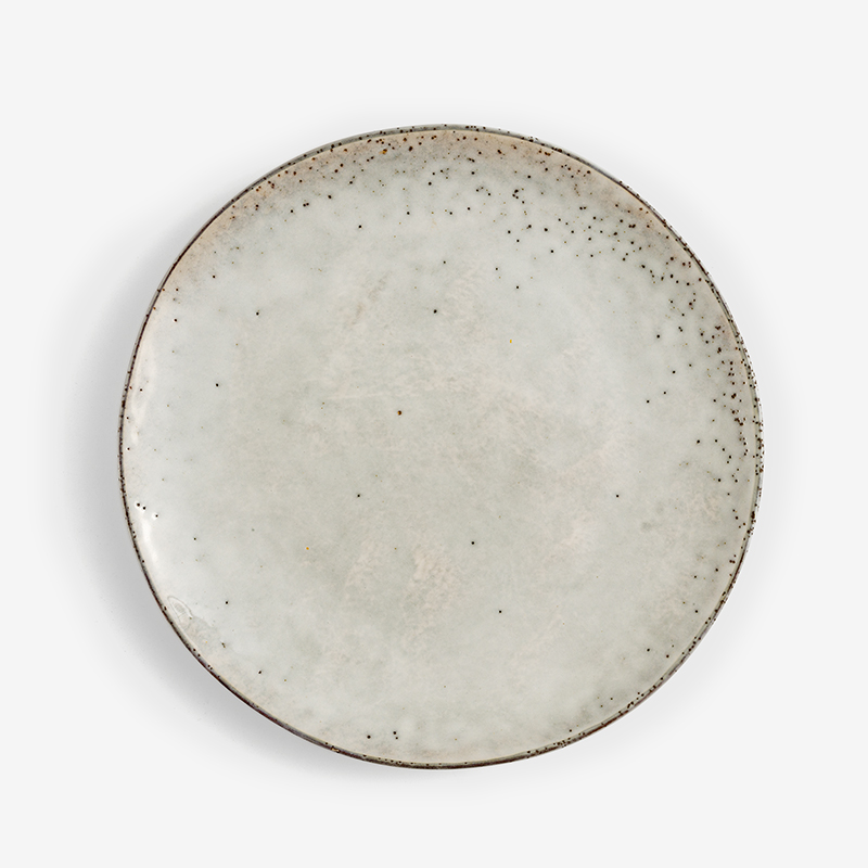 日式 春泥大地 26.5cm 陶瓷圓盤｜泥米灰｜單品_3