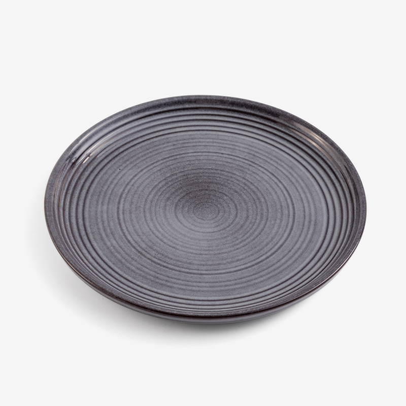 WAGA 灰紋同心 27.5cm陶瓷圓盤｜單品_0