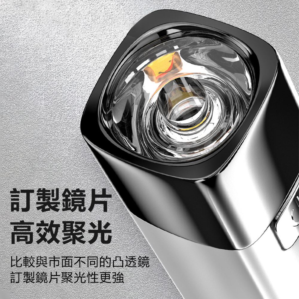 強光手電筒 手電筒 USB充電｜輕盈易攜、生活防水_3