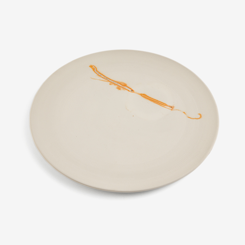 Handmade Fire 20cm Ceramic Bowl | Ivory_0