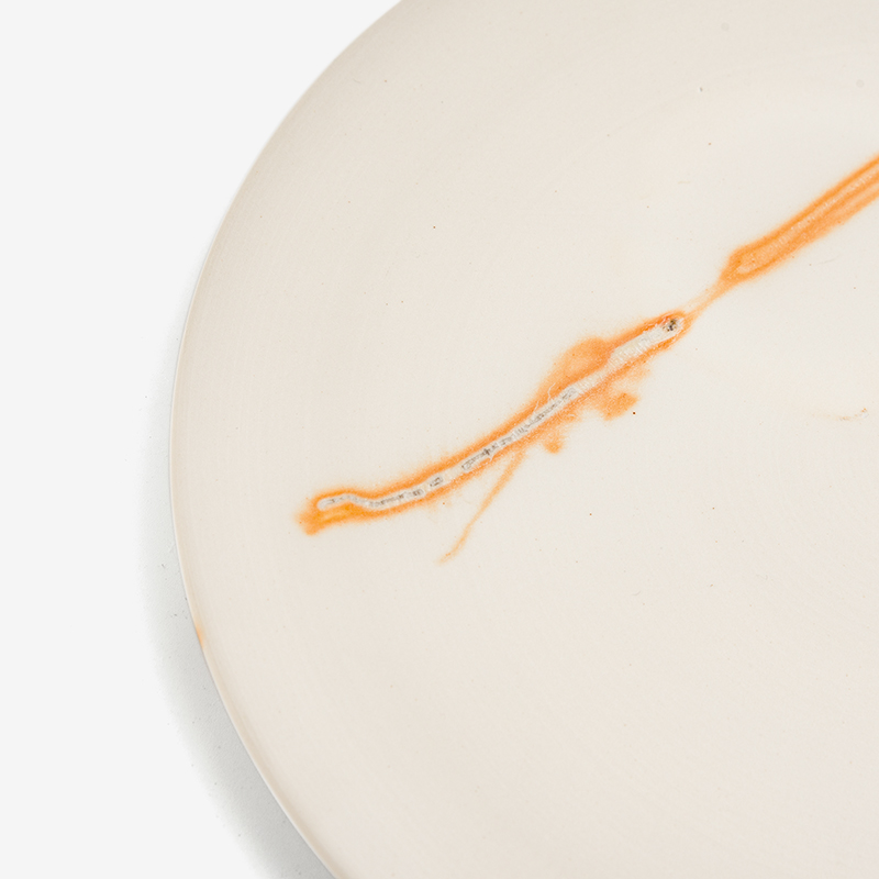 Handmade Fire 20cm Ceramic Bowl | Ivory_2