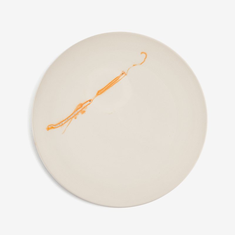 Handmade Fire 20cm Ceramic Bowl | Ivory_3