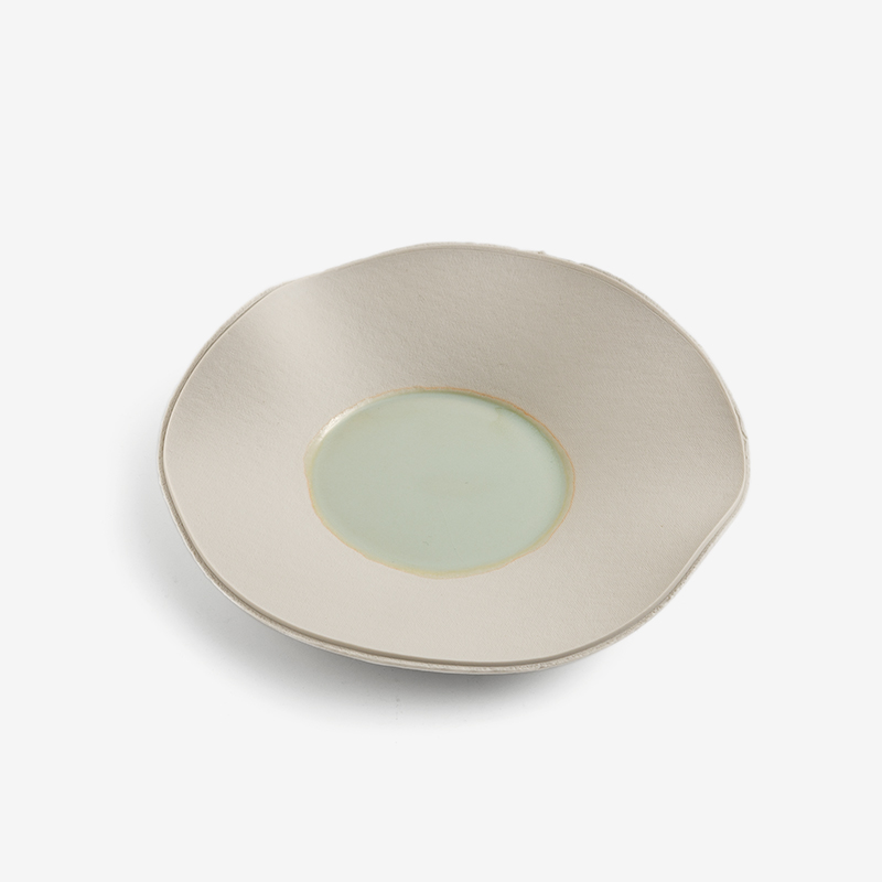 Handmade Fire 20cm Ceramic Bowl | Ivory_0