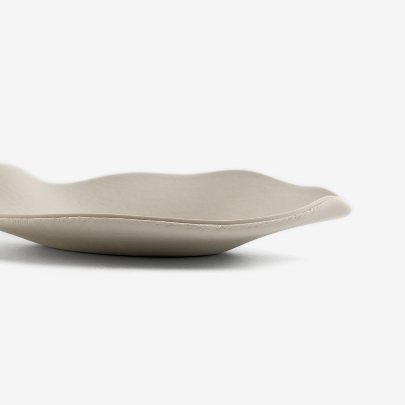 Handmade Fire 20cm Ceramic Bowl | Ivory_1