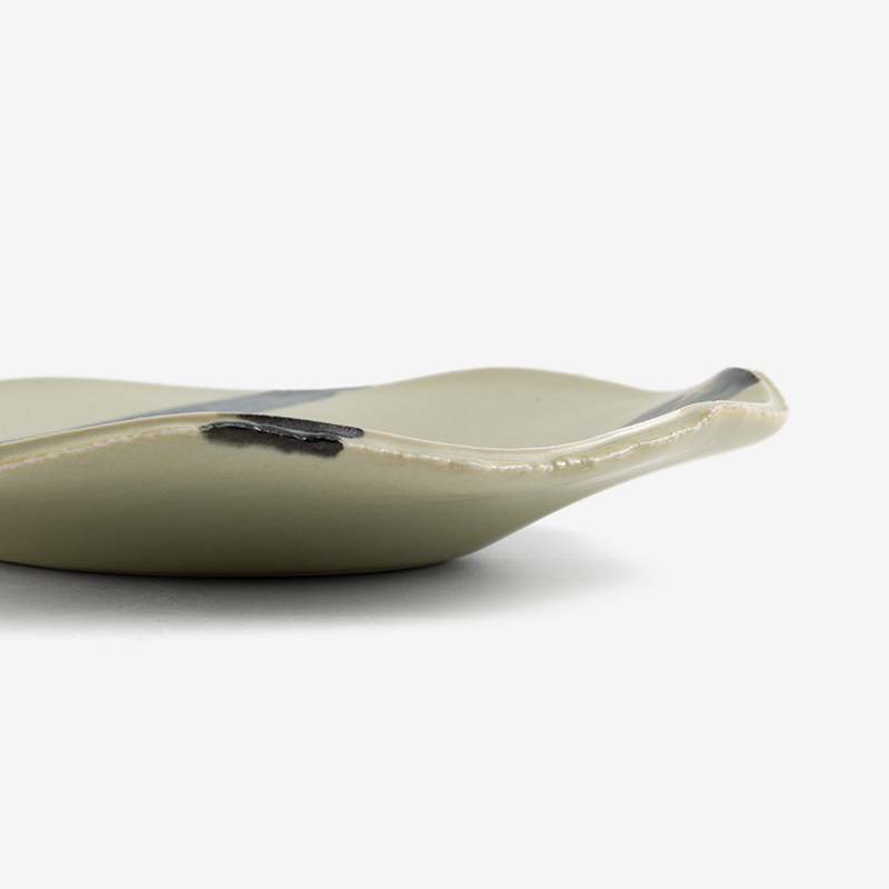 Handmade Fire 20cm Ceramic Bowl | Ivory_1