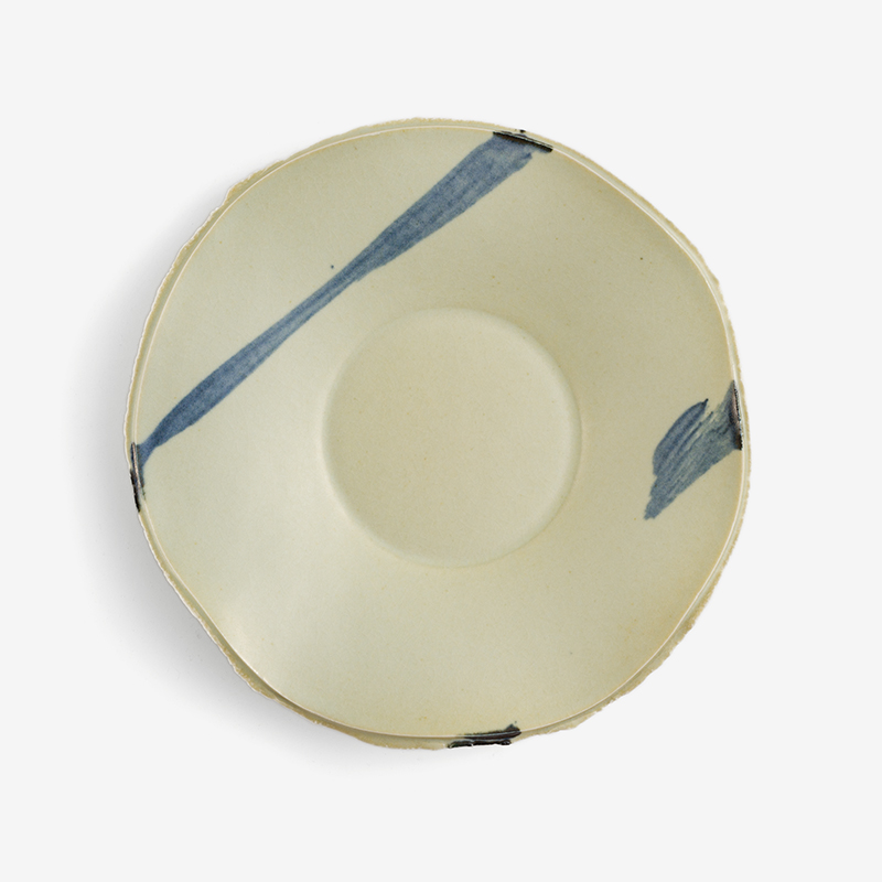 Handmade Fire 20cm Ceramic Bowl | Ivory_2