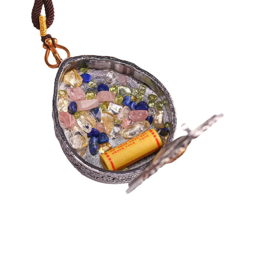 轉運九宮八卦嘎屋項鍊 (護身符/辟邪擋煞/阿彌陀佛/八吉祥/保平安)_4