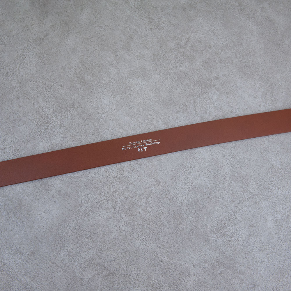 皮帶 淺咖色 腰帶 義大利植鞣革 男女用 加寬版 客製燙金 38mm_6
