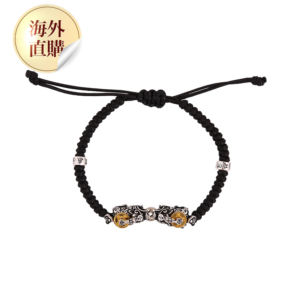 鴻運雙貔貅銀手鍊（限海外直購）Bracelet_1