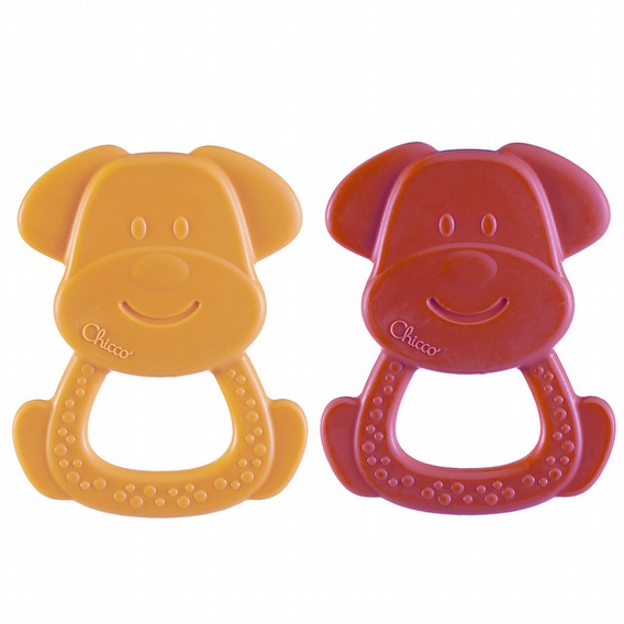 【CHICCO】ECO+小狗狗固齒玩具1入(顏色隨機)3m+_0