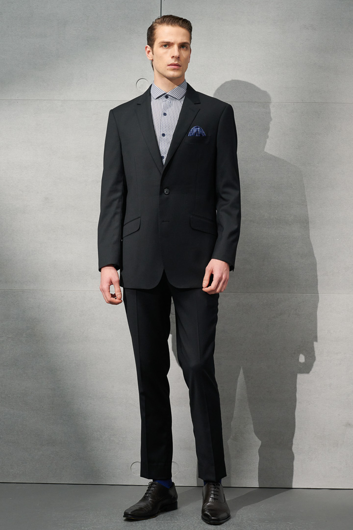 SST&C Black Classic Suit Jacket | 0112203007  (Outlet)_2
