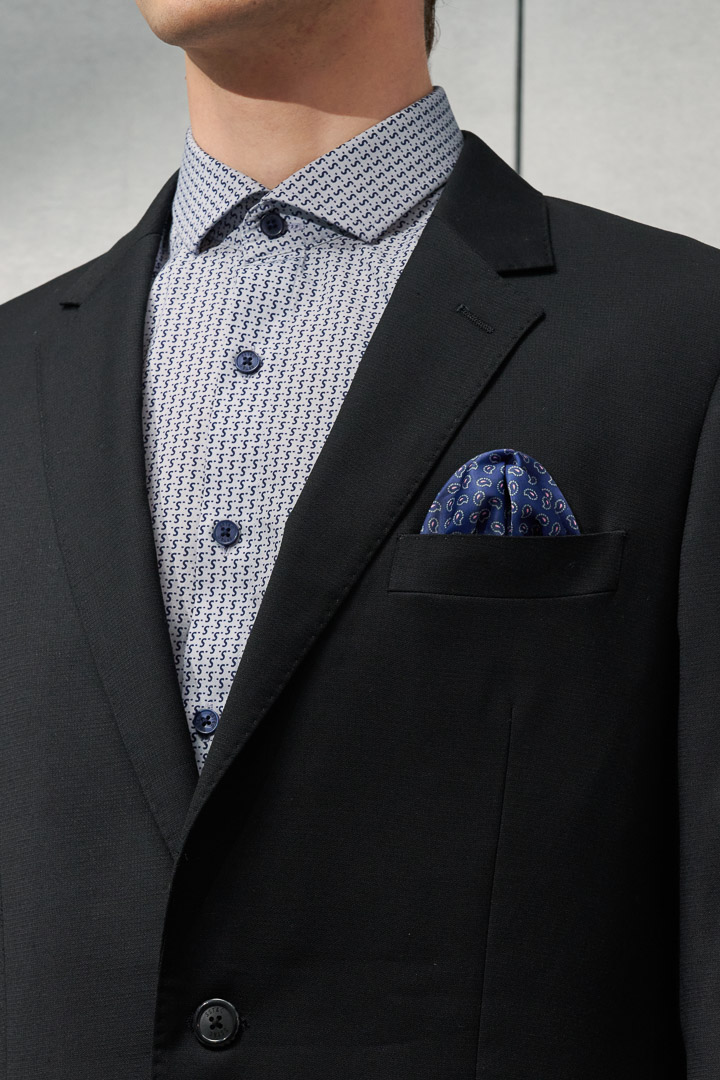 SST&C Black Classic Suit Jacket | 0112203007  (Outlet)_5