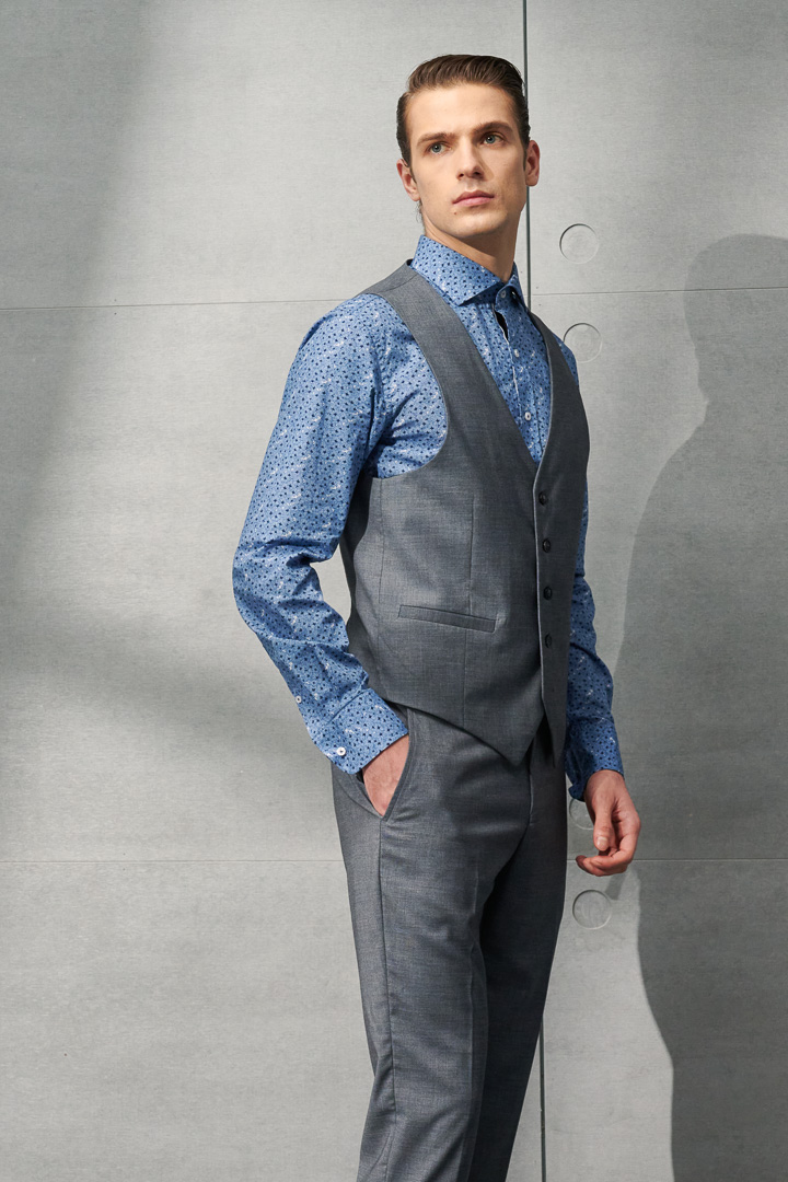 SST&C Light Gray Tailor'S Suit Trousers | 0212203002  (Outlet)_3