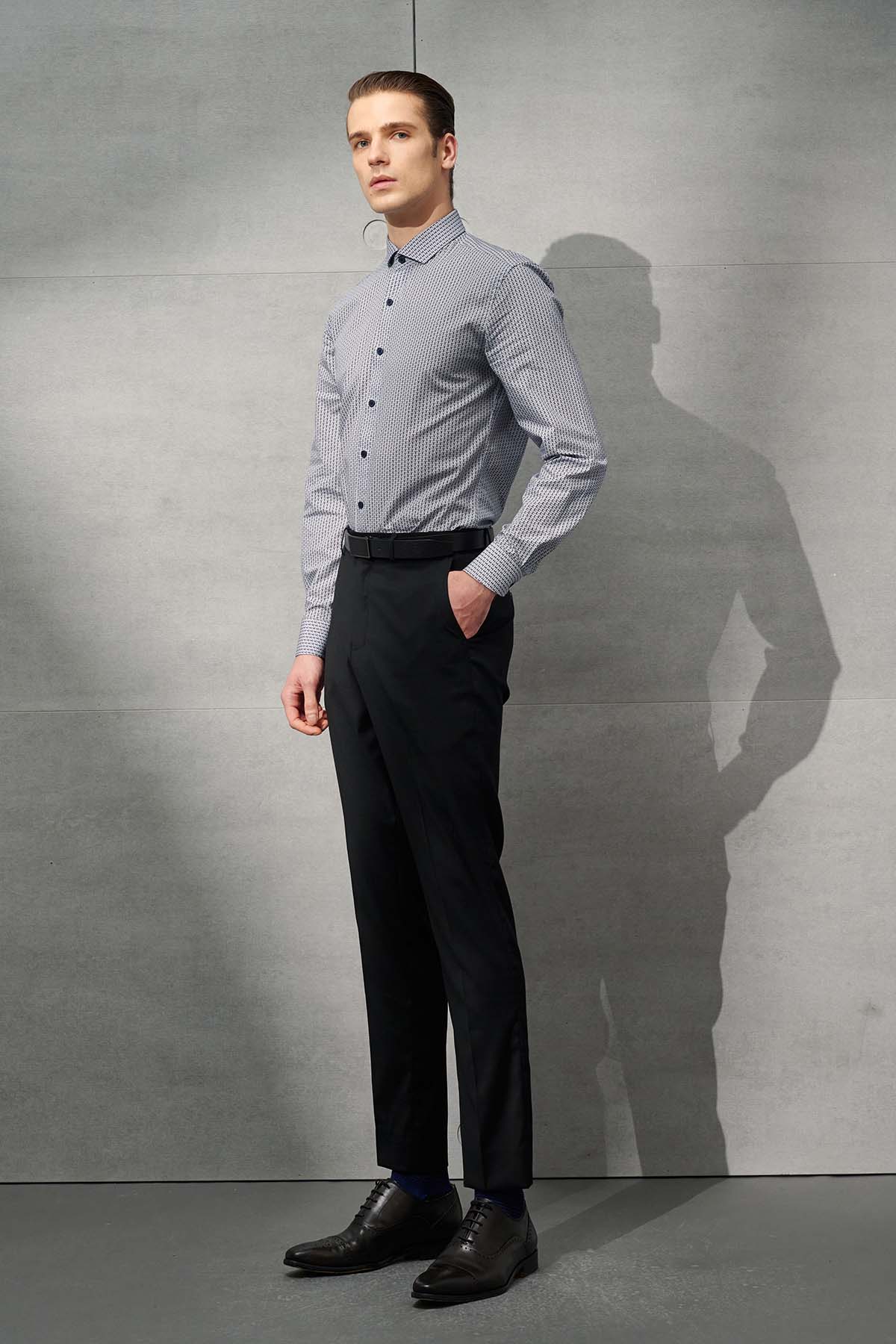 SST&C Black Classic Suit Trousers | 0212203007  (Outlet)_1