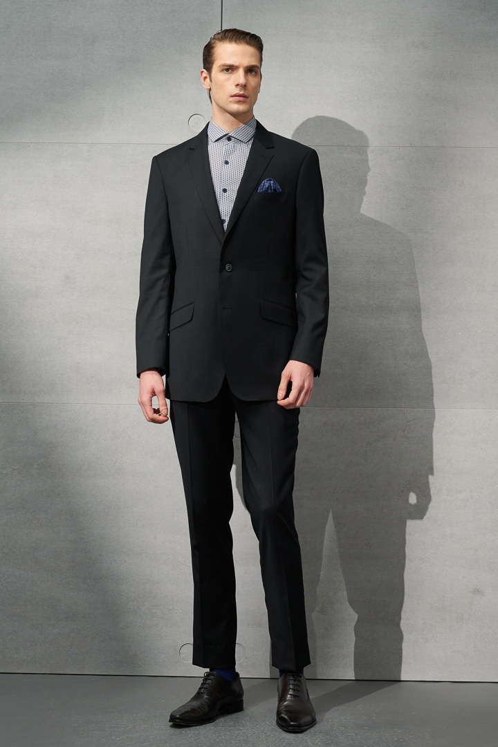 SST&C Black Classic Suit Trousers | 0212203007  (Outlet)_4