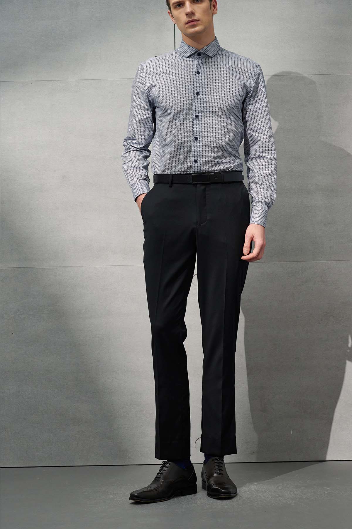 SST&C Black Classic Suit Trousers | 0212203007  (Outlet)_9