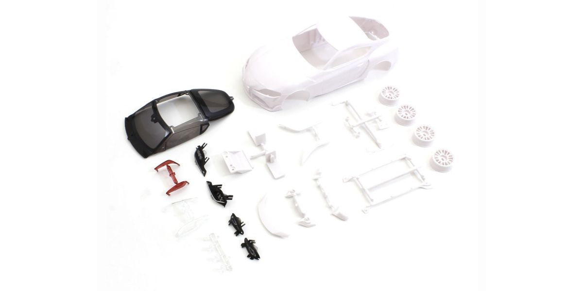 MZN207 Toyota GR Supra TRD White BodySet w/Wheel_0