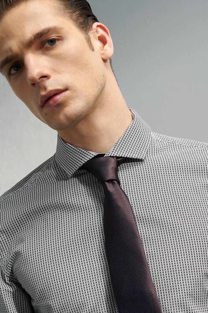 SST&C #Comfortable Cotton  Dark Green Geometric Print Shirt | 0312203003  (Outlet)_5