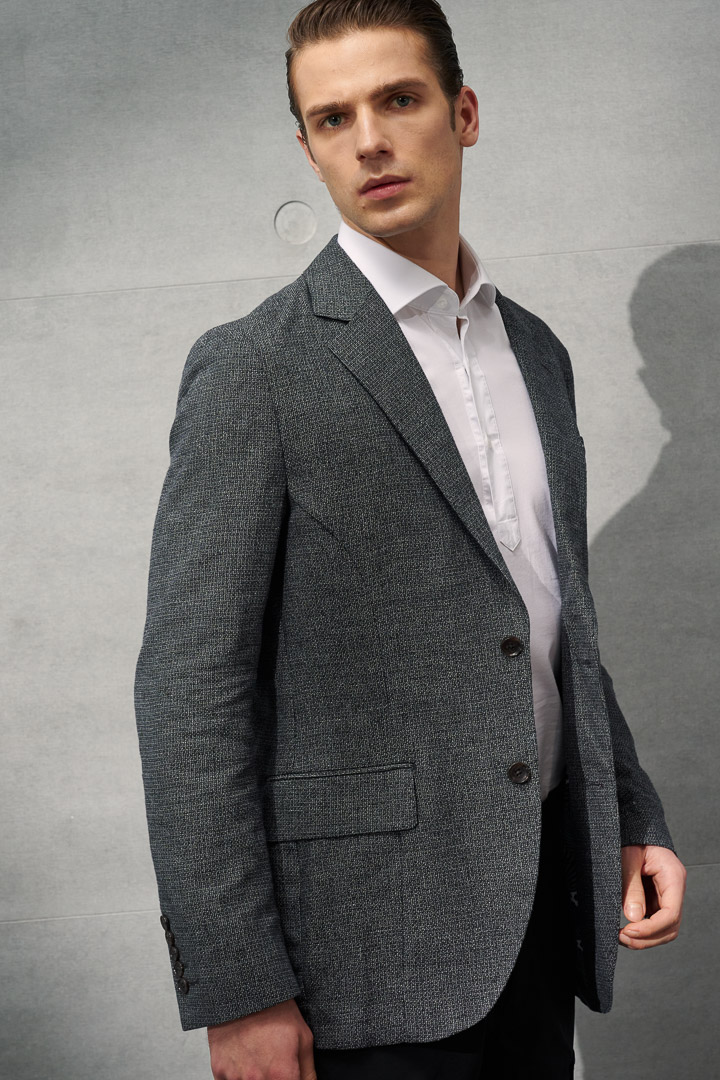 SST&C #Elastic Fit  Half Placket Plain White Shirt | 0312203007  (Outlet)_4