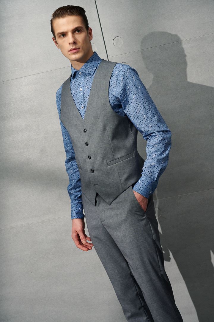 SST&C #Comfortable Cotton  Blue Daisy Print Shirt | 0312203011  (Outlet)_0