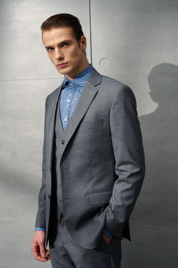 SST&C #Comfortable Cotton  Blue Daisy Print Shirt | 0312203011  (Outlet)_3