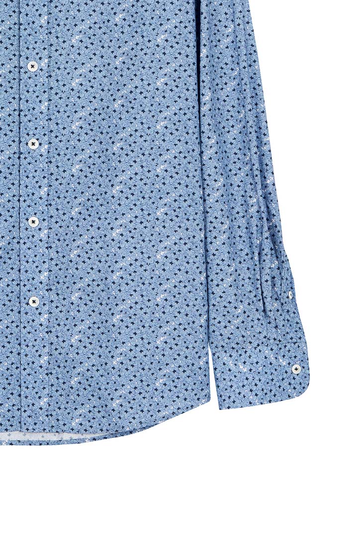 SST&C #Comfortable Cotton  Blue Daisy Print Shirt | 0312203011  (Outlet)_7