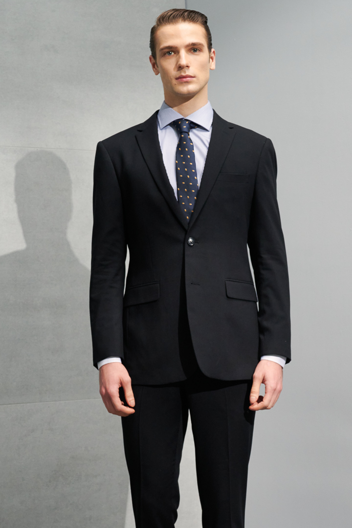 SST&C Black Slim Fit Suit Jacket | 0112204009  (Outlet)_4