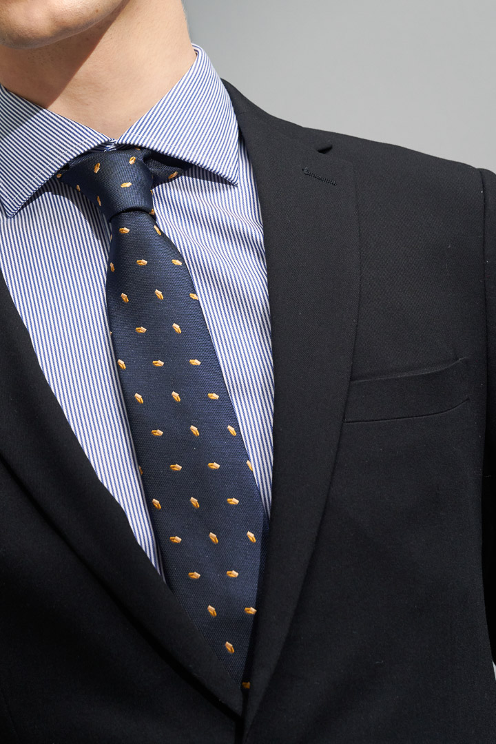 SST&C Black Slim Fit Suit Jacket | 0112204009  (Outlet)_7