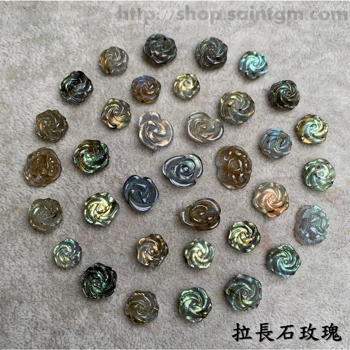 拉長石玫瑰 (Labradorite) ~守護愛情魔法石/光譜石/氣場保護、提高意識層次_0