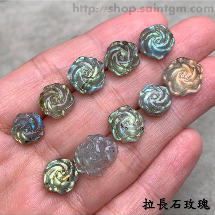 拉長石玫瑰 (Labradorite) ~守護愛情魔法石/光譜石/氣場保護、提高意識層次_1