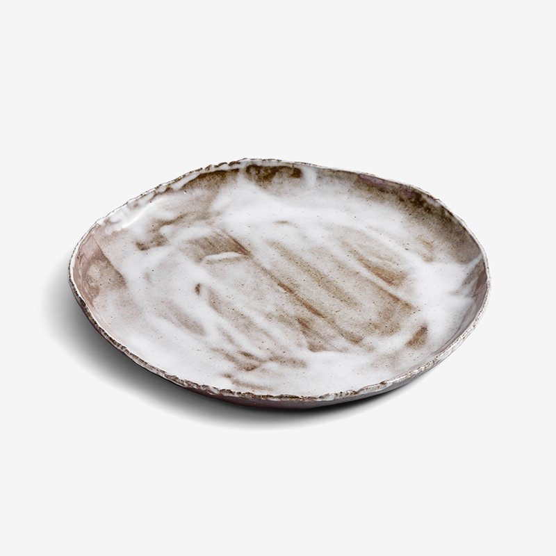 Bisque 22cm Ceramic Plate | Milk_0