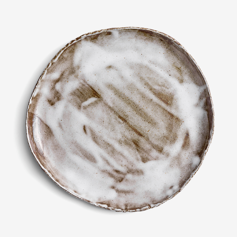 Bisque 22cm Ceramic Plate | Milk_2