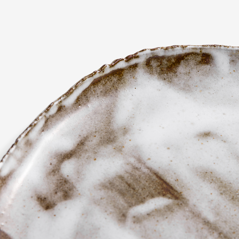 Bisque 22cm Ceramic Plate | Milk_3