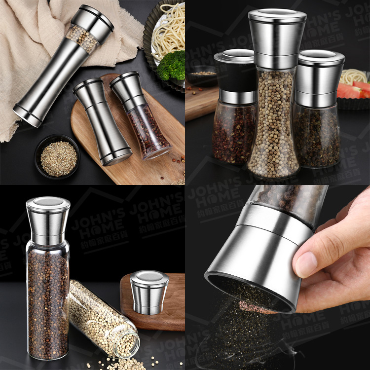 304不鏽鋼胡椒研磨器 多規格 粗細可調 研磨調味罐 胡椒磨粉器 佐料罐 香料罐 研磨罐【ZM0105】《約翰家庭百貨_9