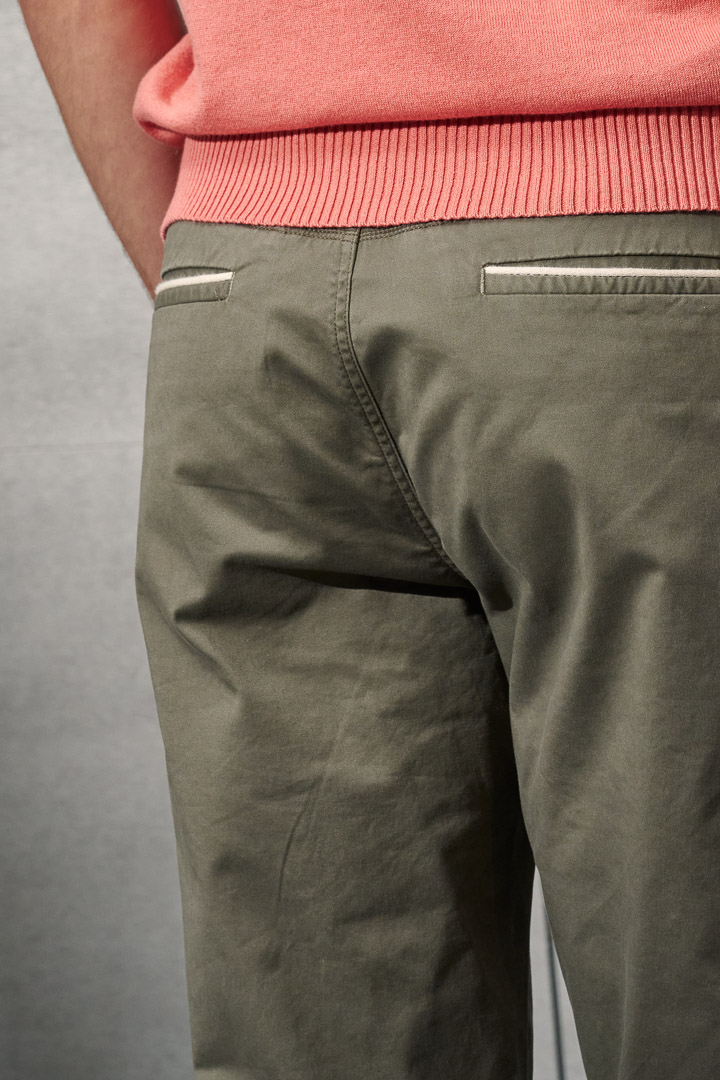 SST&C Sage Green Comfort Fit Stretch Track Trousers | 1212204006  (Outlet)_6